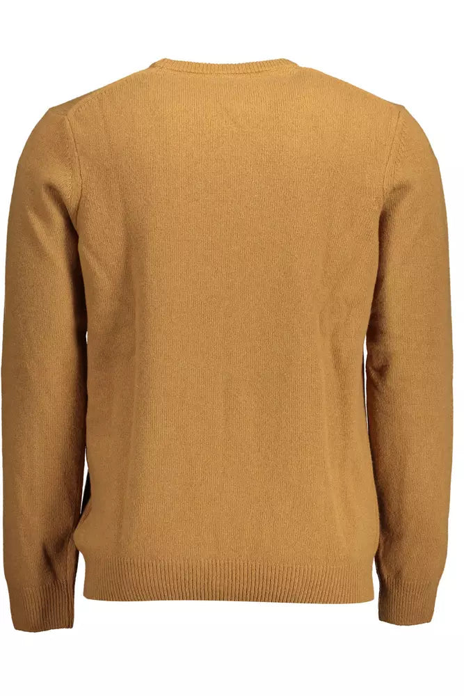 Brown Wool Men Sweater - GlamHub Luxury and Icon Brand Clothing