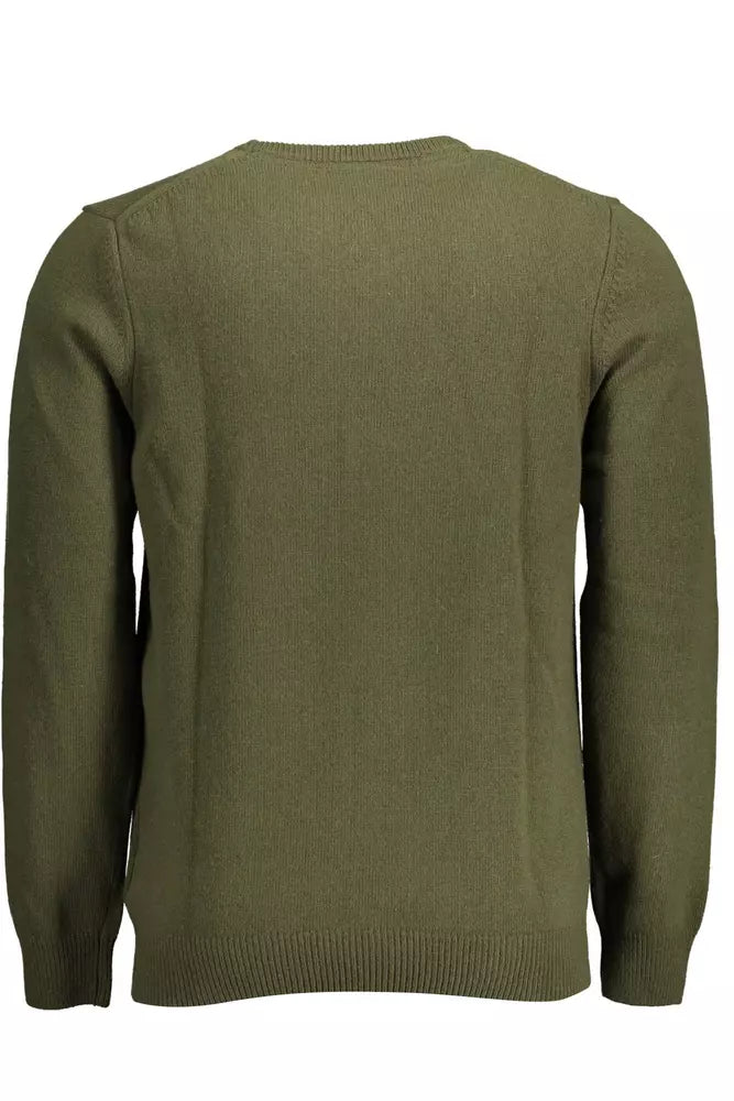 Green Wool Men Sweater - GlamHub Luxury and Icon Brand Clothing