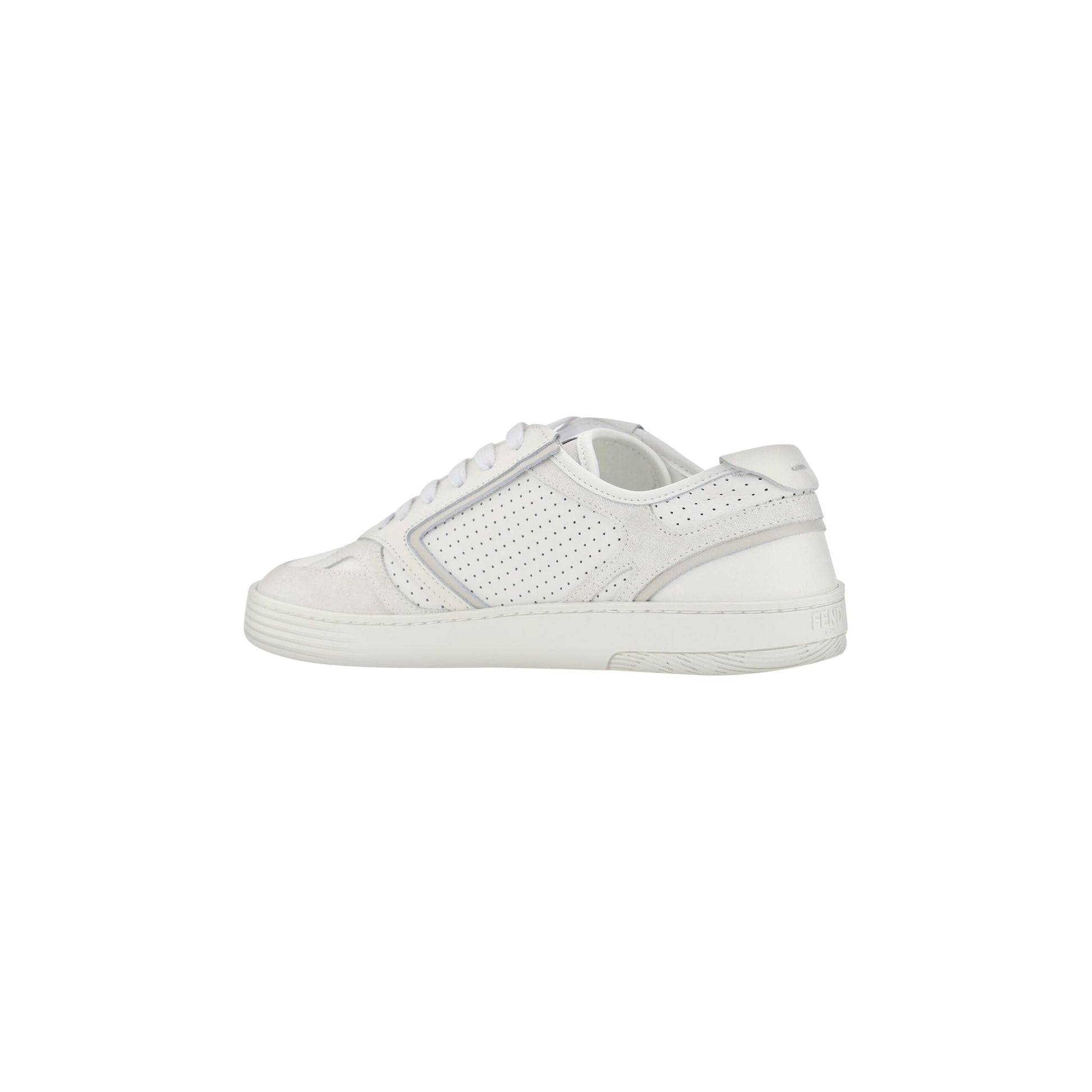 Elegant Low Top Calfskin Sneakers in White - GLAMHUB BOUTIQUE 