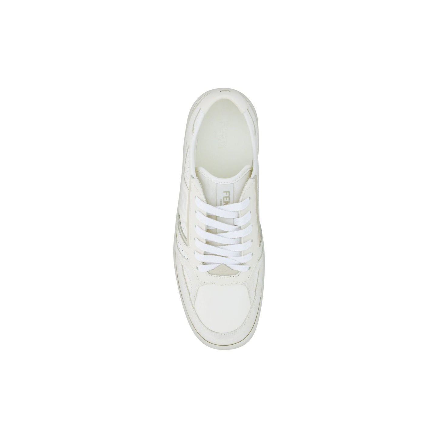 Elegant Low Top Calfskin Sneakers in White - GLAMHUB BOUTIQUE 