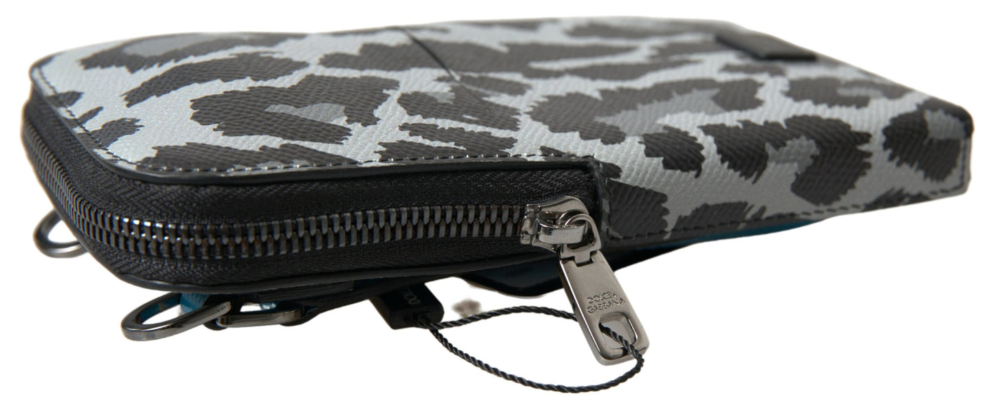 Elegante Crossbody-Telefontasche aus Leder