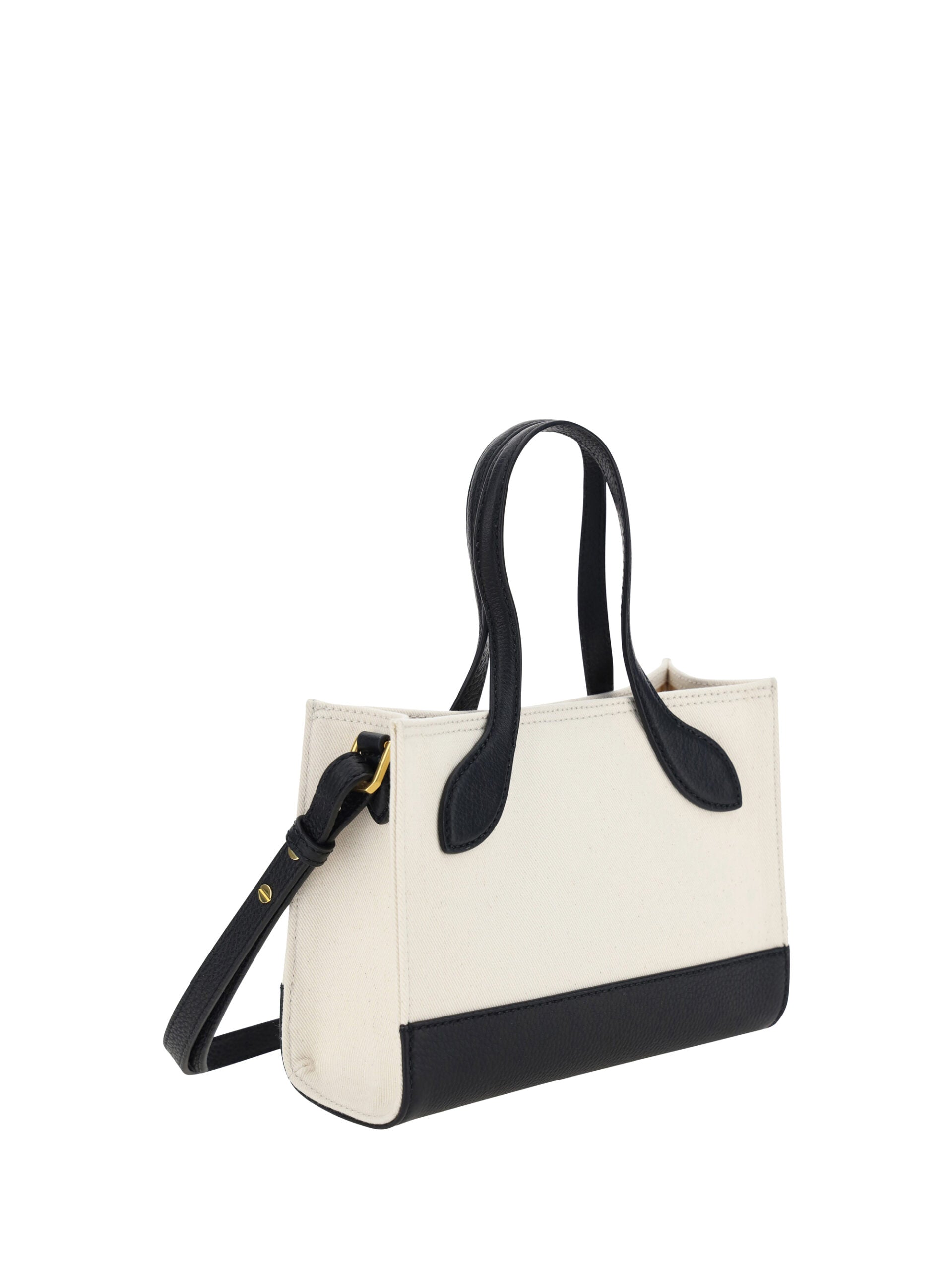 Chic Contrast Mini Leather Handbag - GlamHub Luxury and Icon Brand Clothing