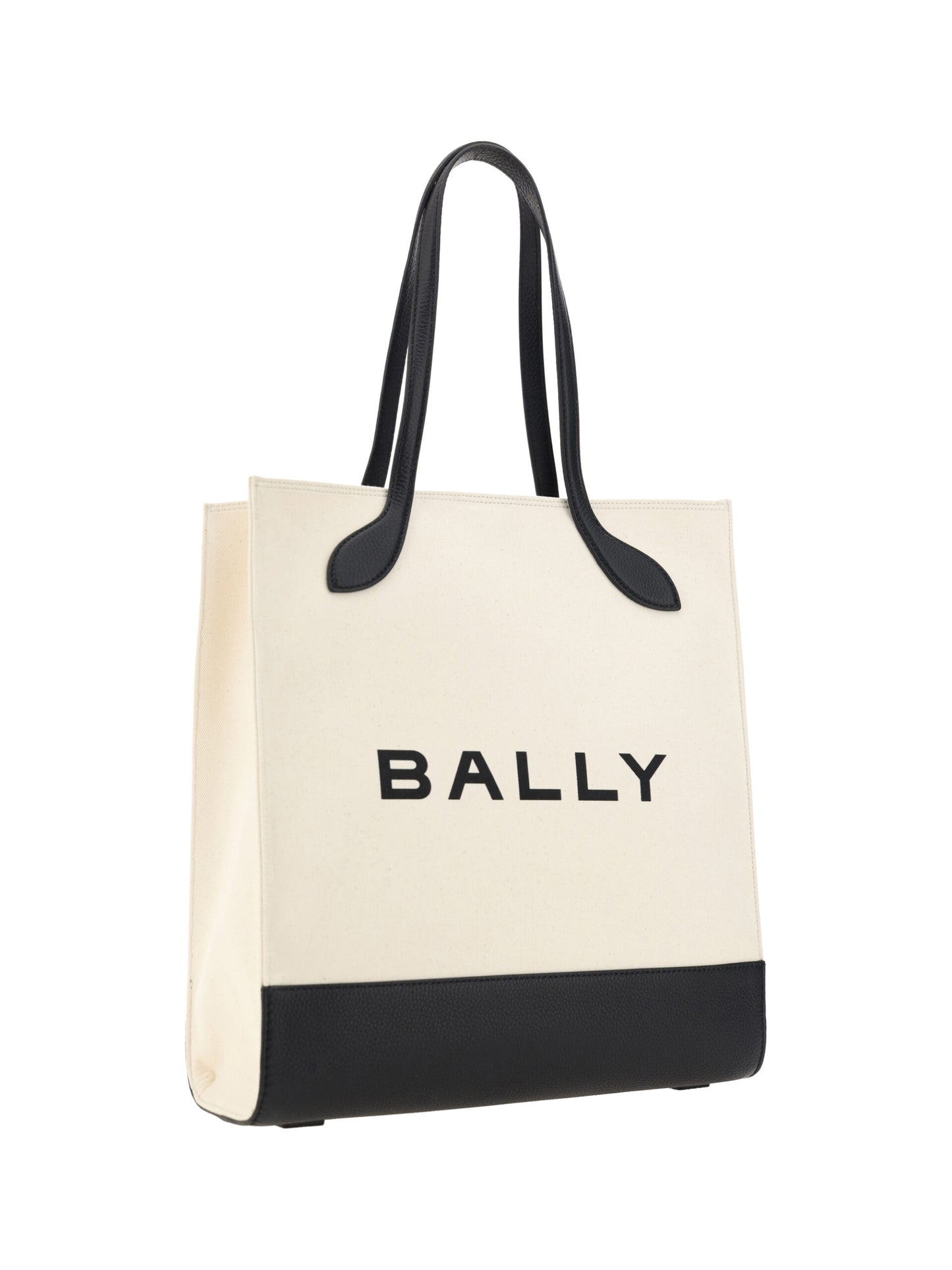 Chic Monochrome Leather Tote Bag - GlamHub Luxury and Icon Brand Clothing