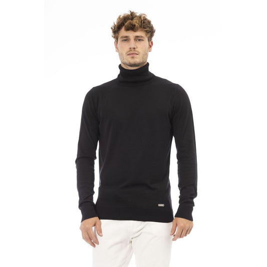 Black Modal Men Sweater - GlamHub Luxury and Icon Brand Clothing