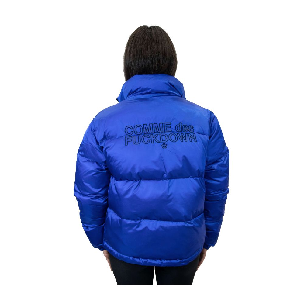 Chic Nylon Down Jacket with Iconic Detailing - GlamHub Luxury and Icon Brand Clothing