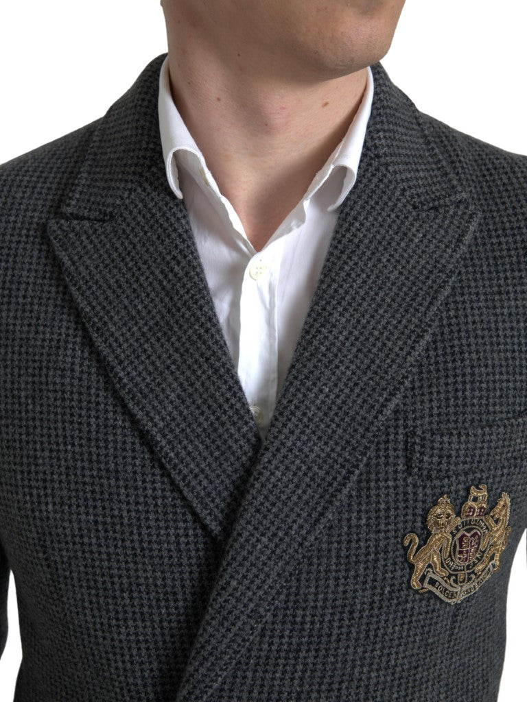 Elegant Slim Fit Cashmere Blazer