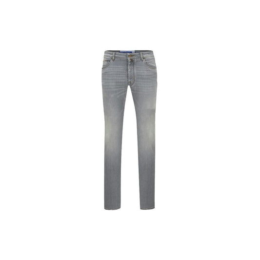 Sleek Slim Fit Grey Denim - GlamHub Luxury and Icon Brand Clothing