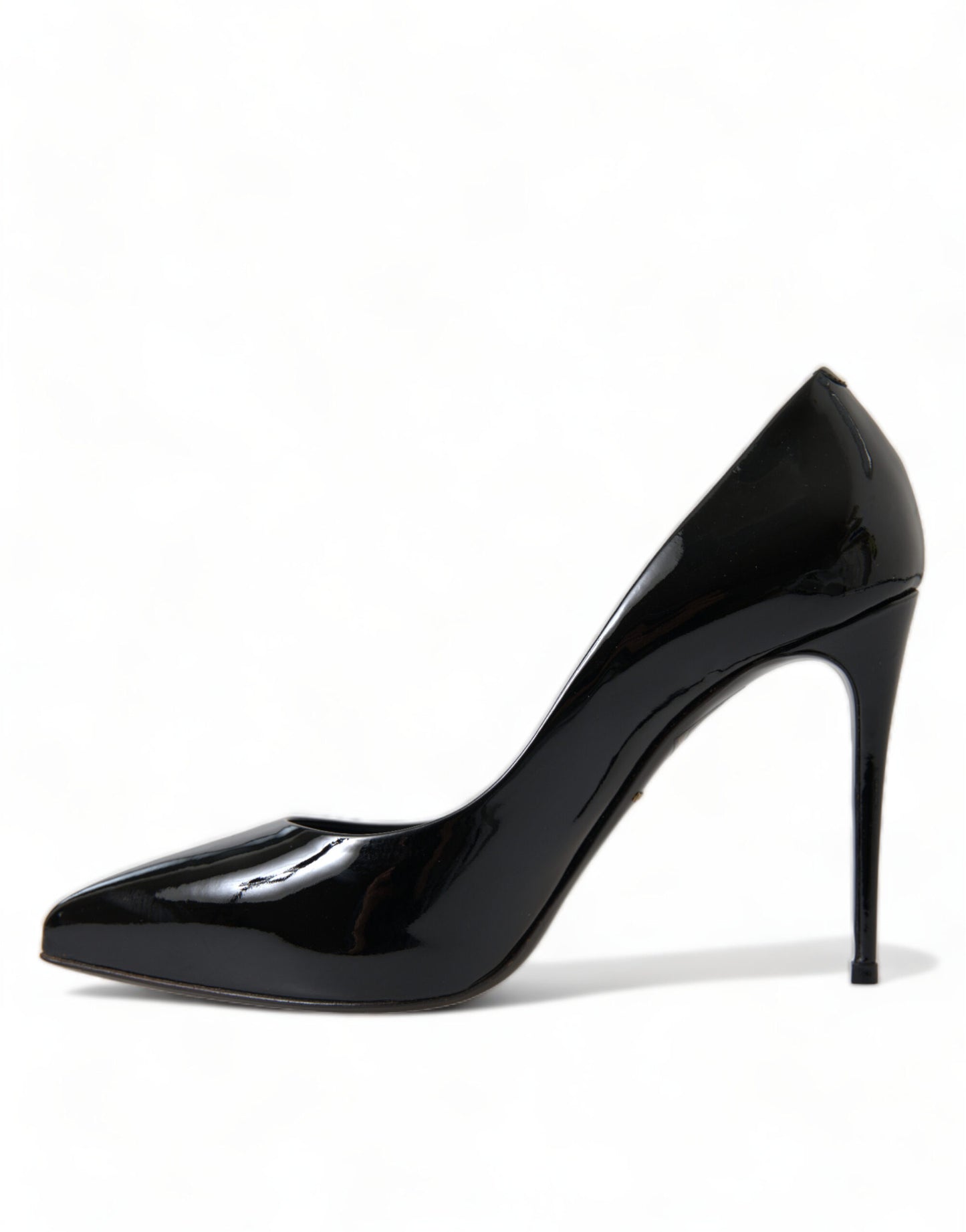 Elegante schwarze Lack-Stilettos