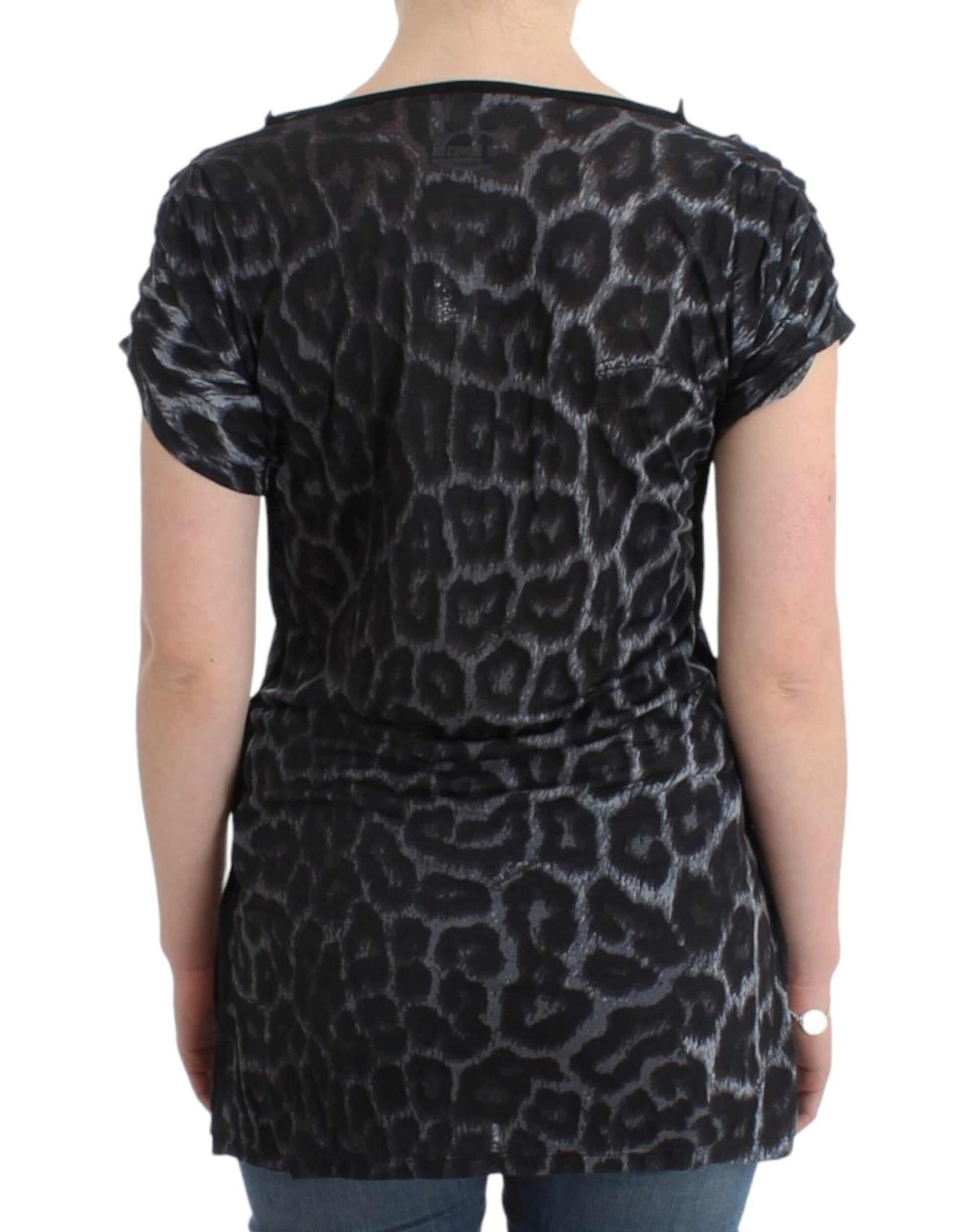 Sultry Leopard V-Neck Modal Top - GLAMHUB BOUTIQUE 