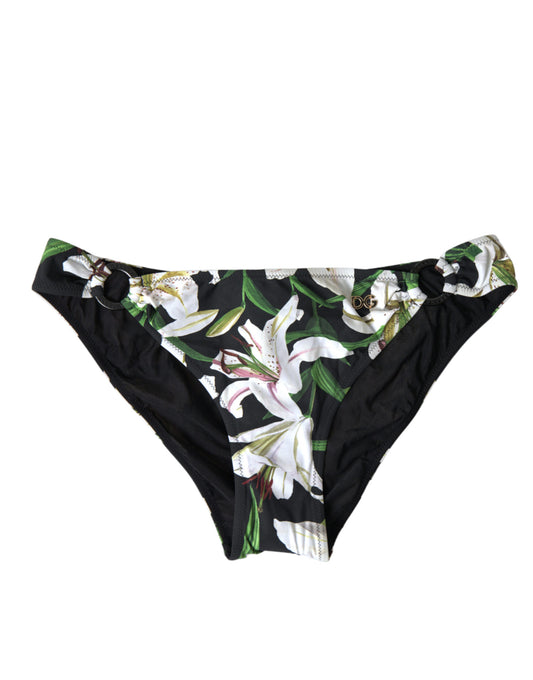 Elegantes Bikinihöschen mit Blumenmuster – Schwimmen mit Stil