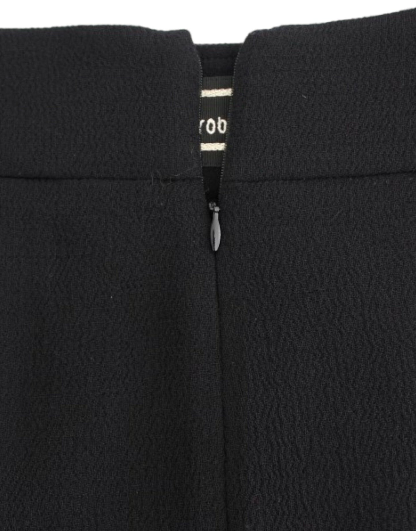 Elegant Black Wool Pencil Skirt - GLAMHUB BOUTIQUE 