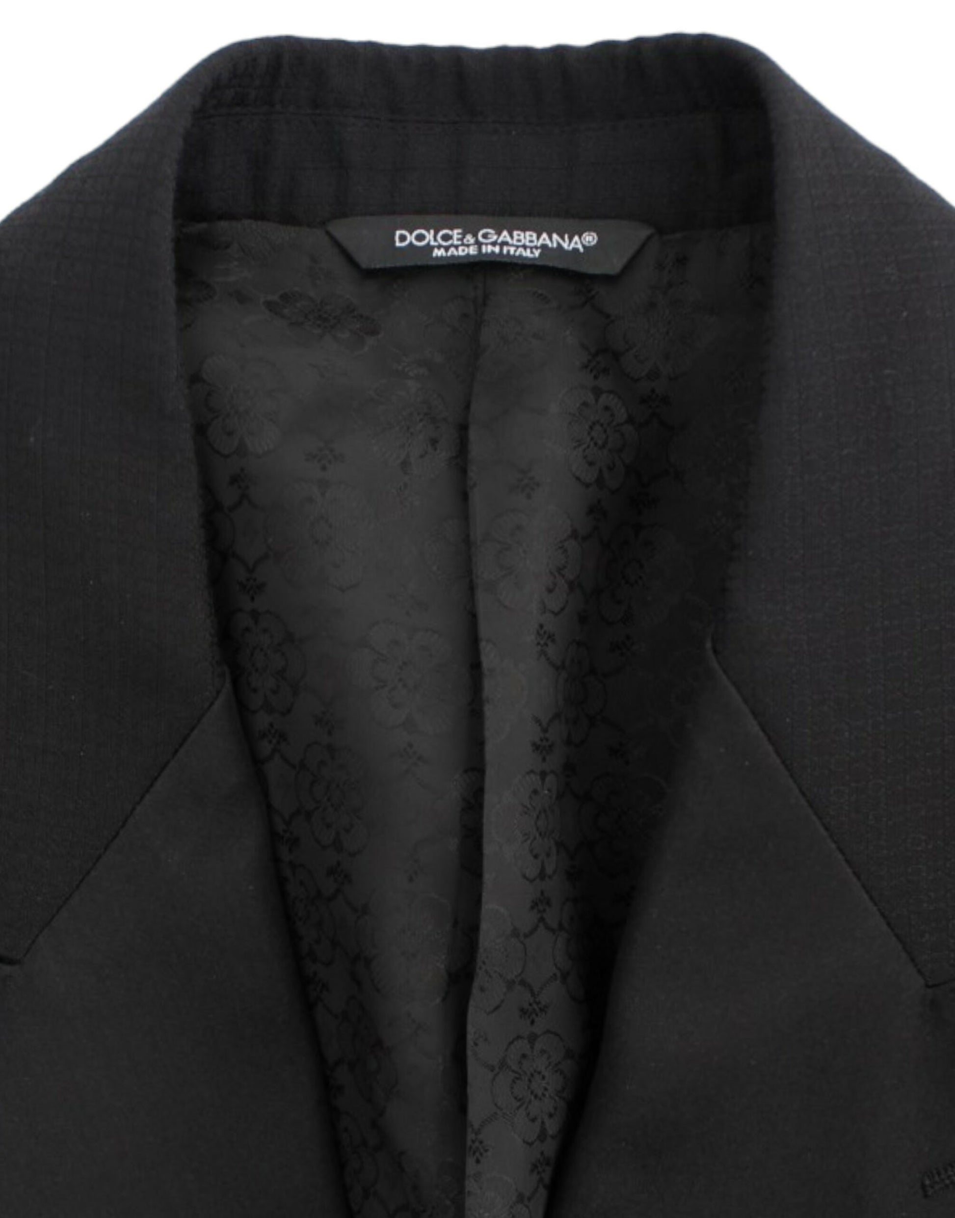 Elegant Black Silk Blend Sicilia Blazer - GlamHub Luxury and Icon Brand Clothing