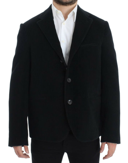 Elegant Black Martini Blazer Jacket - GlamHub Luxury and Icon Brand Clothing