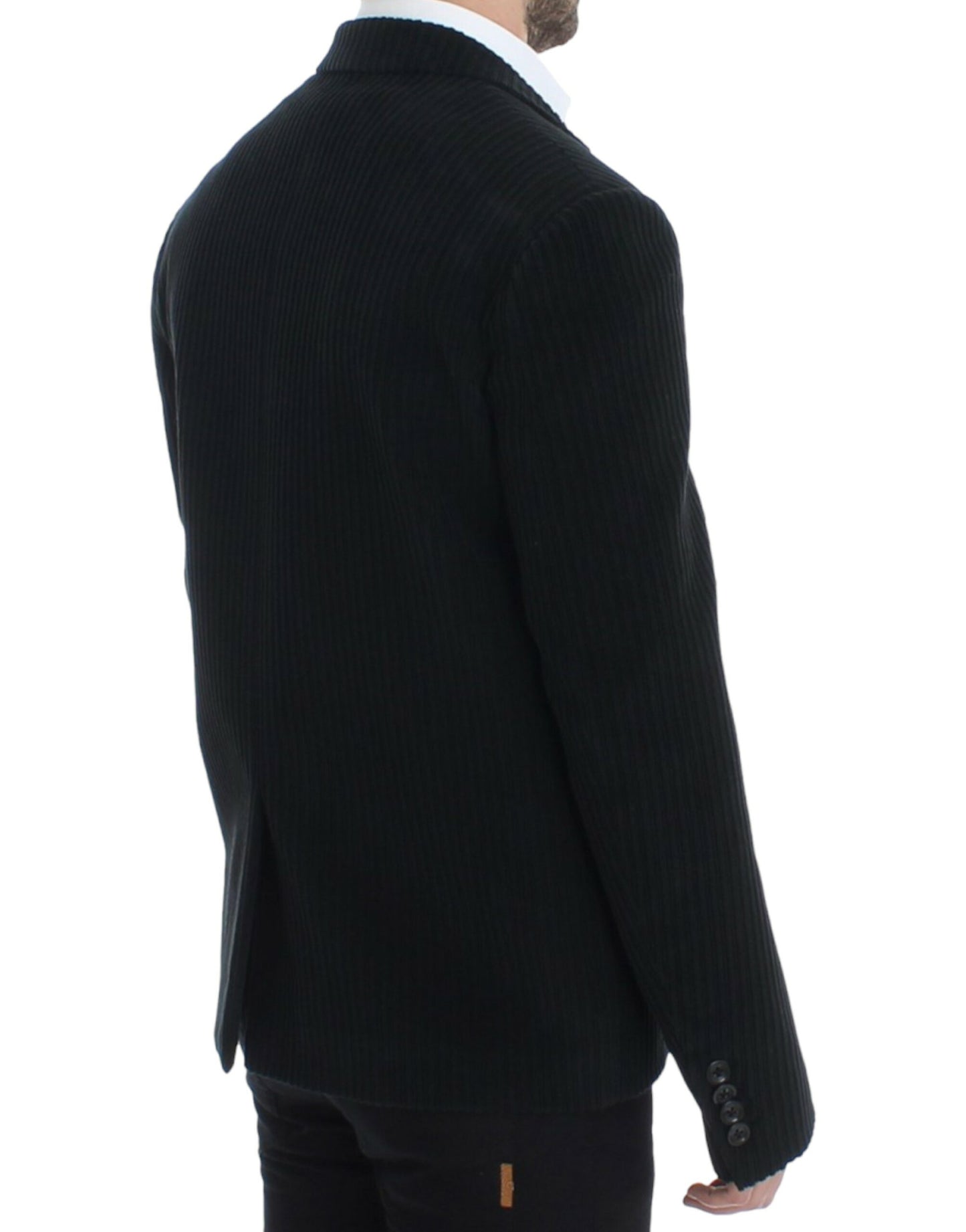 Elegant Black Martini Blazer Jacket - GlamHub Luxury and Icon Brand Clothing