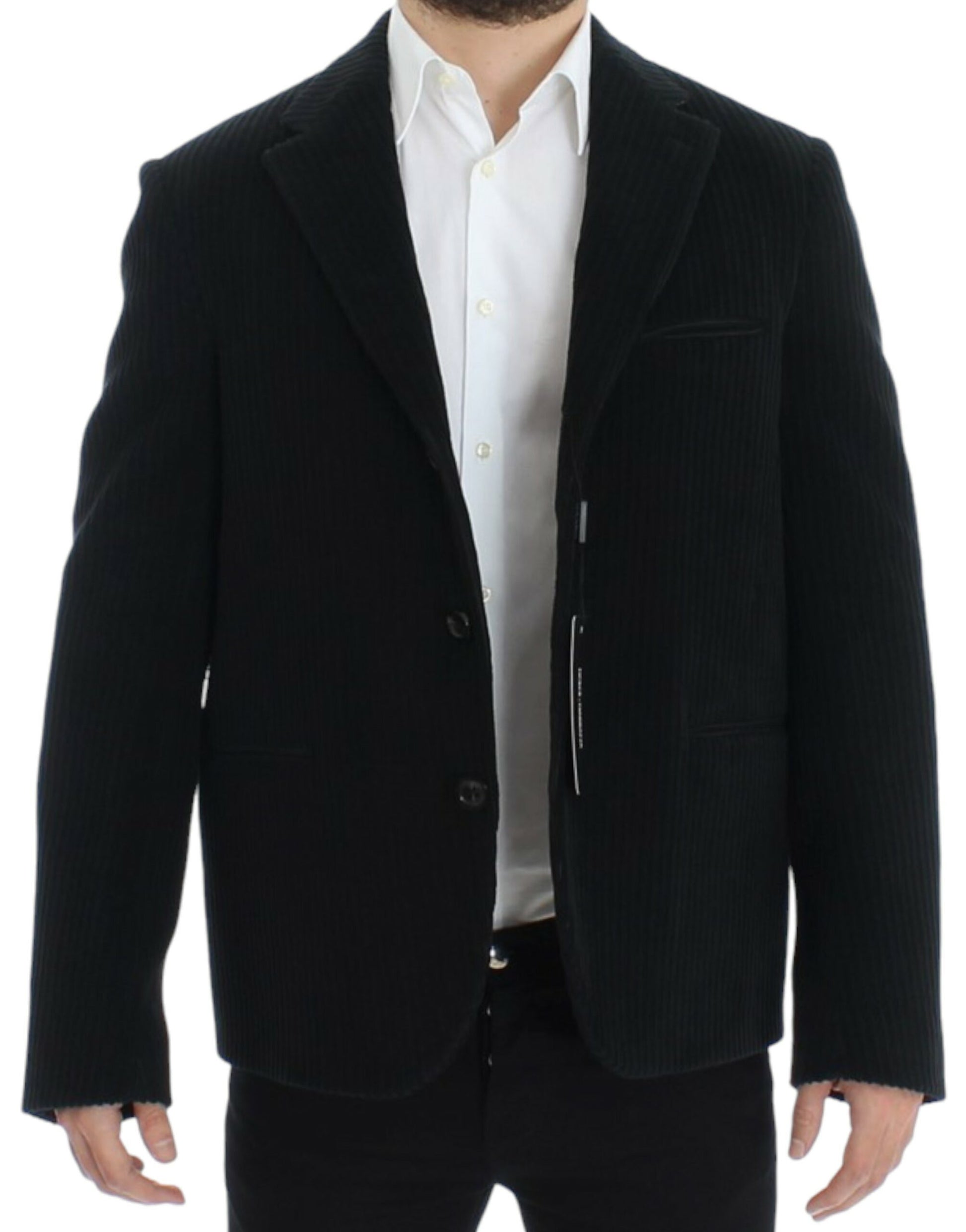 Elegant Black Martini Blazer Jacket - GlamHub Luxury and Icon Brand Clothing