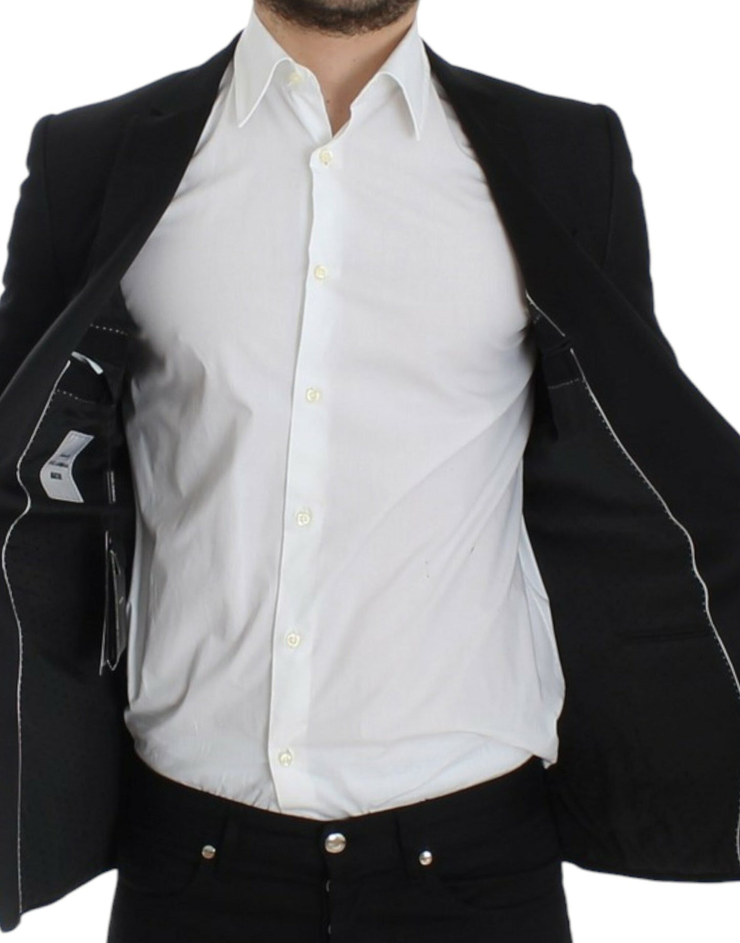 Elegant Martini Slim Fit Blazer Jacket - GlamHub Luxury and Icon Brand Clothing