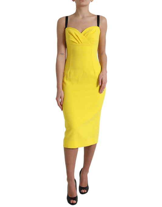 Sunshine Chic Sleeveless Midi Dress