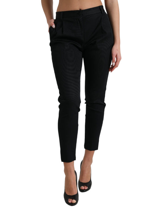 Schicke Skinny-Crop-Hose mit hoher Taille