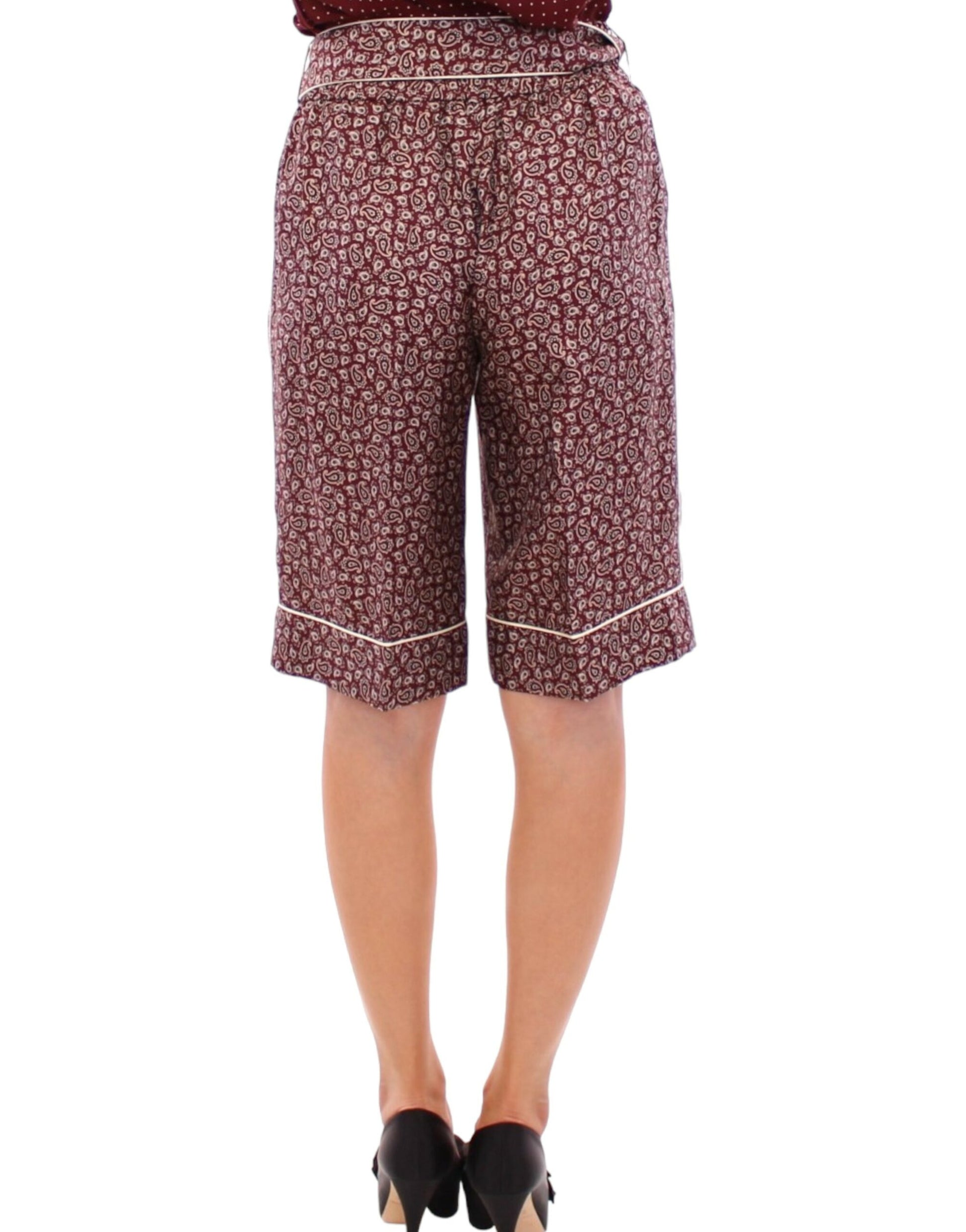 Chic Silk Pajama Shorts - GlamHub Luxury and Icon Brand Clothing