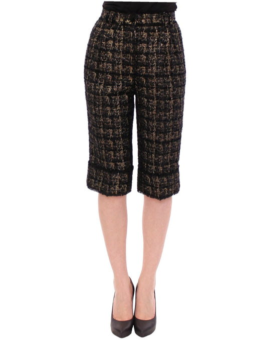 Elegant Designer Woven Shorts - GlamHub Luxury and Icon Brand Clothing