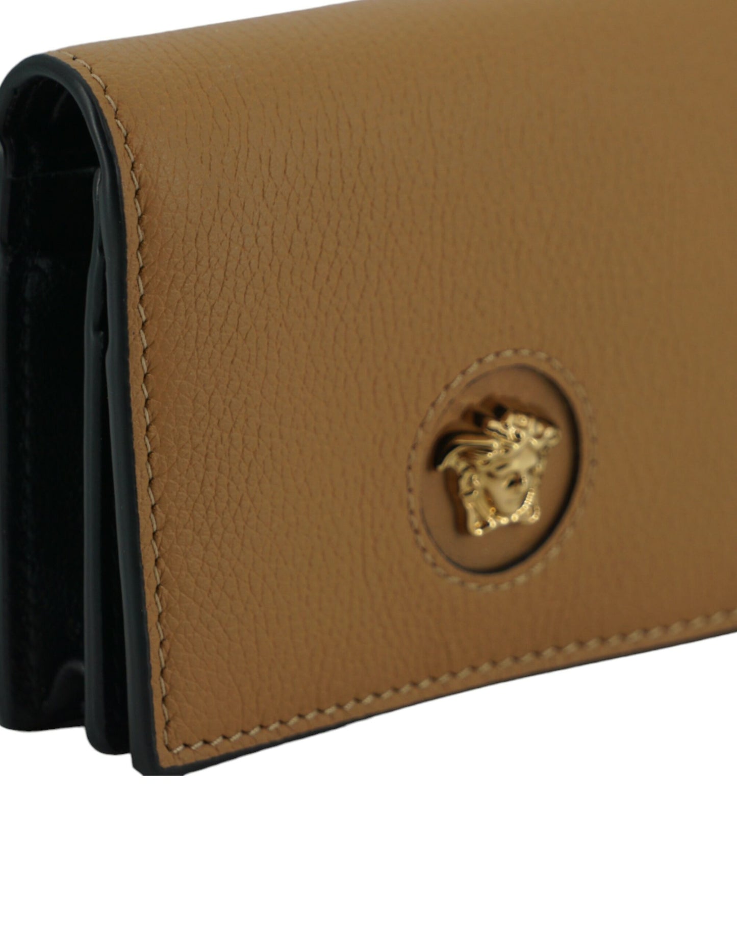 Elegant Compact Leather Wallet in Brown - GLAMHUB BOUTIQUE 