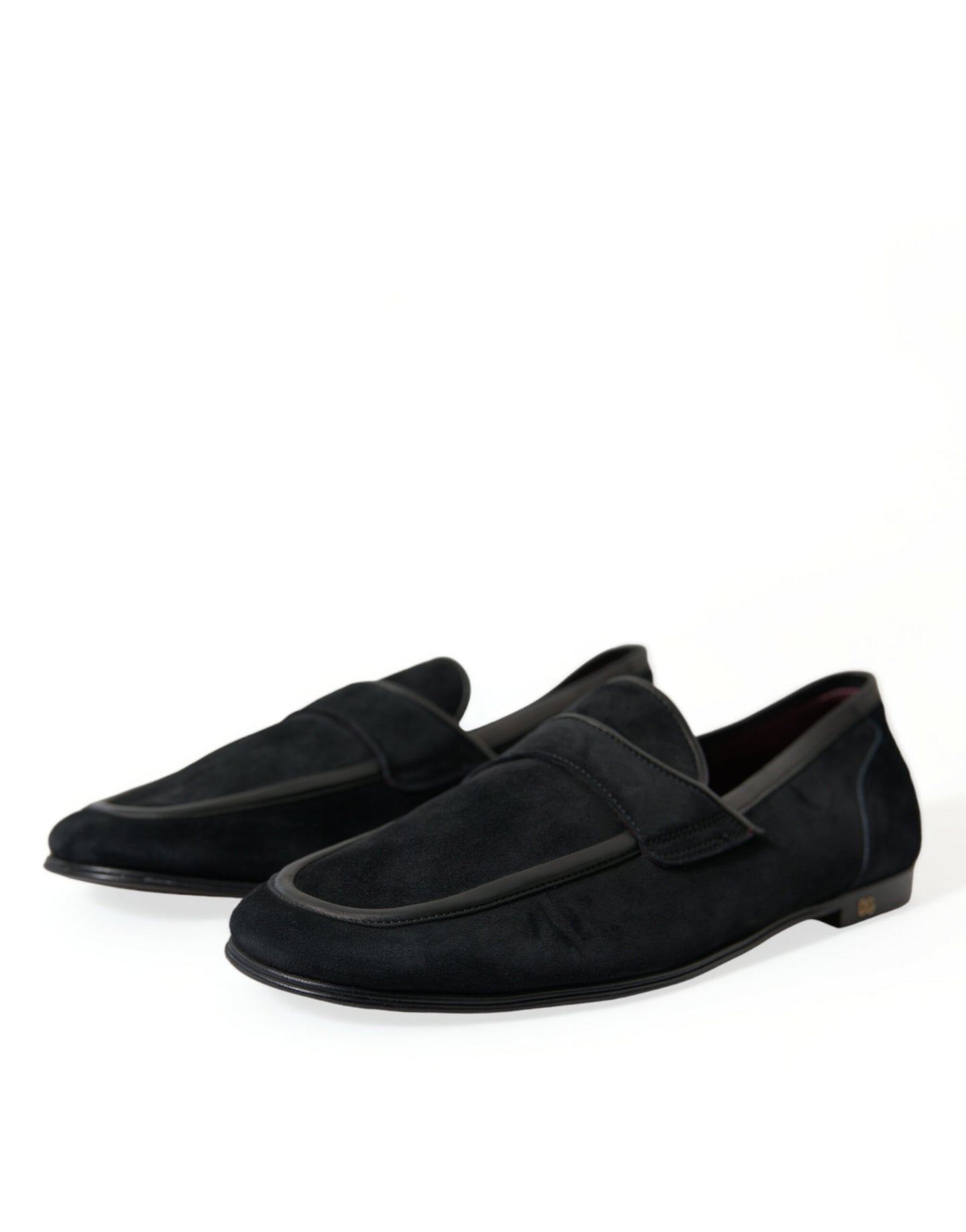 Elegante schwarze Samt-Loafer für Herren