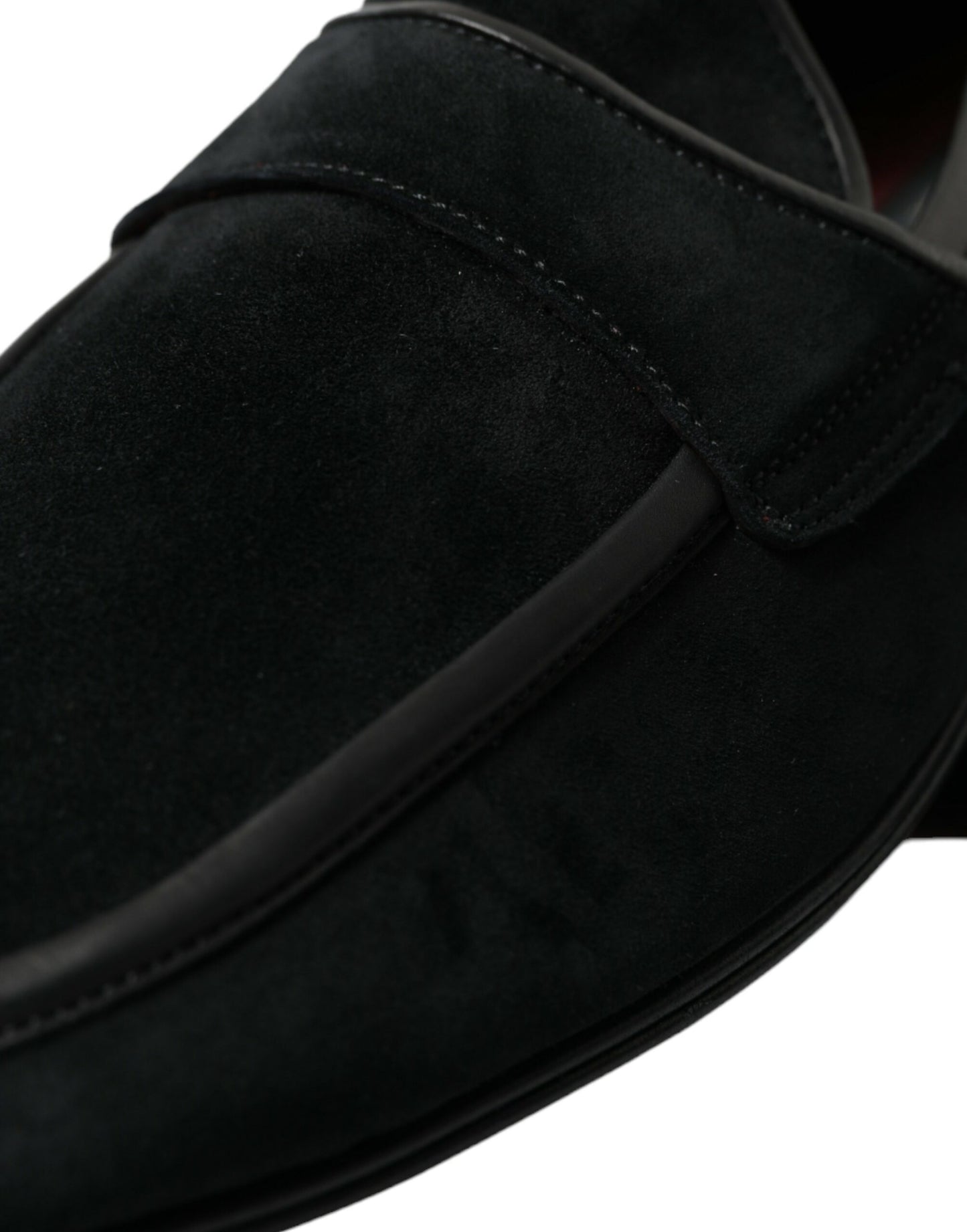 Elegante schwarze Samt-Loafer für Herren