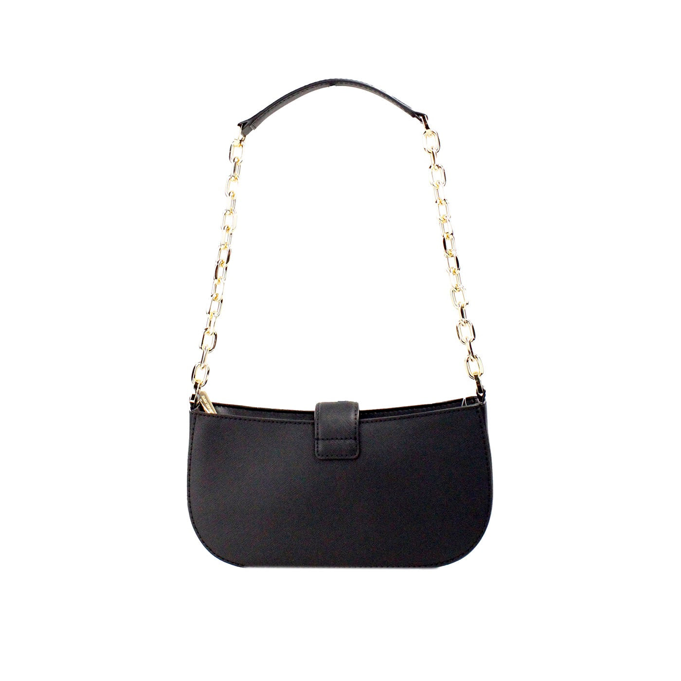 Carmen Small Black Haircalf Pouchette Shoulder Crossbody Bag - GLAMHUB BOUTIQUE 