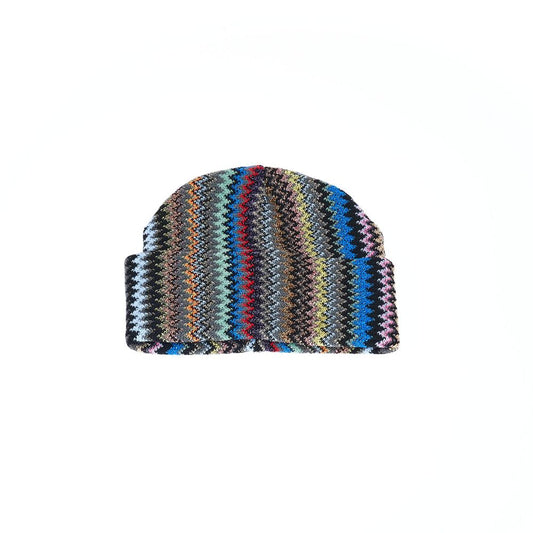 Multicolor Wool Women Hat - GlamHub Luxury and Icon Brand Clothing