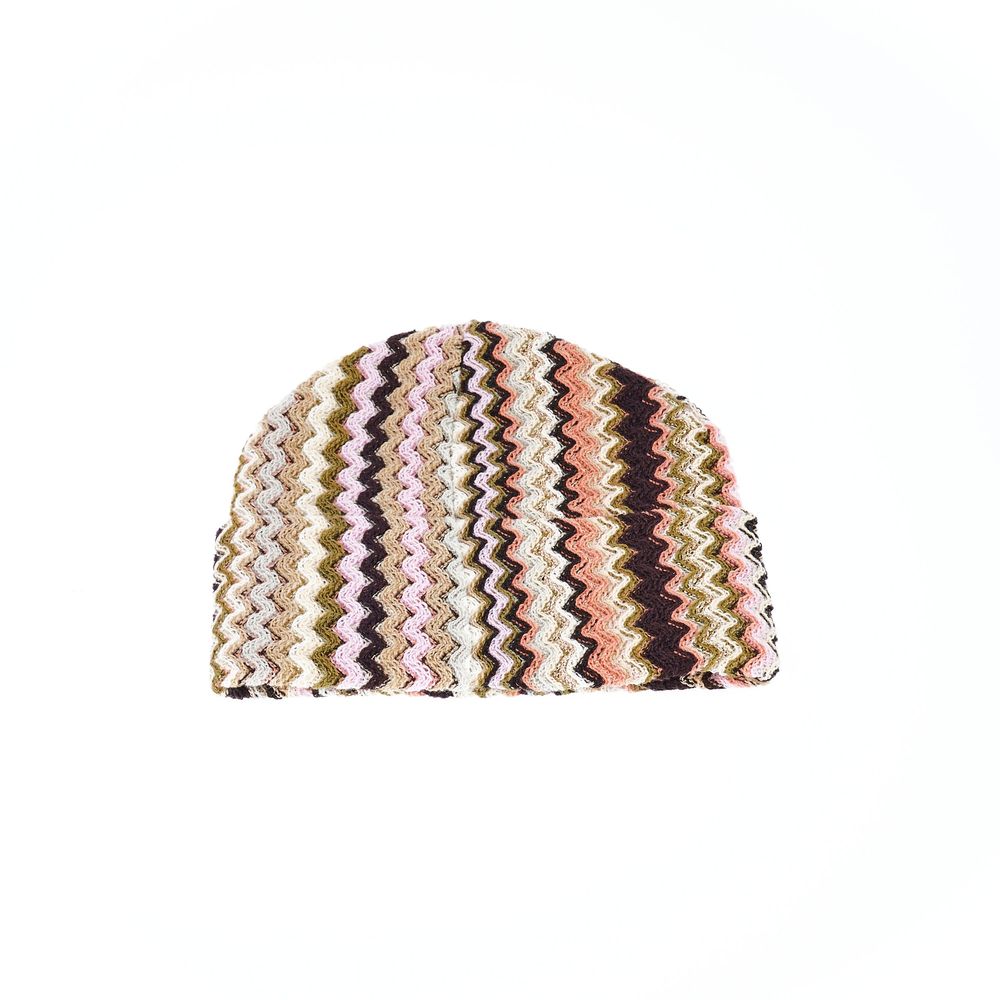 Multicolor Wool Women Hat - GlamHub Luxury and Icon Brand Clothing