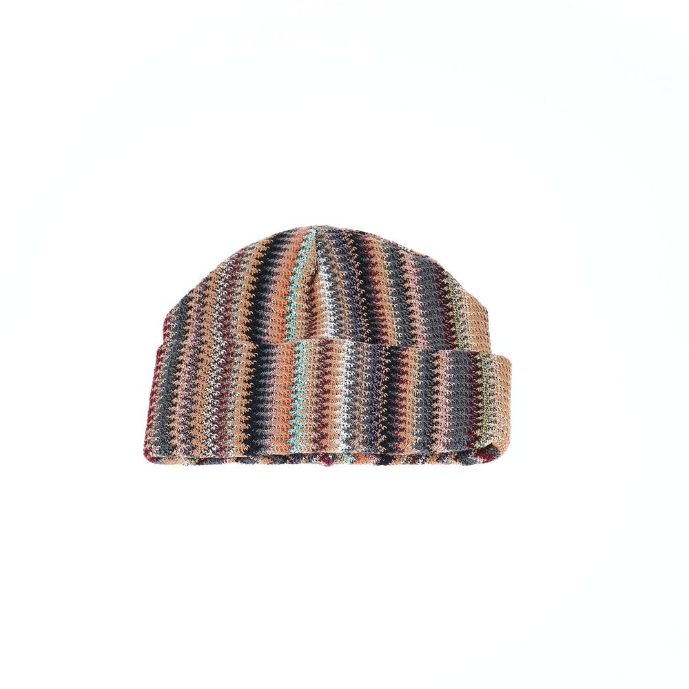 Multicolor Wool Women Hat - GlamHub Luxury and Icon Brand Clothing