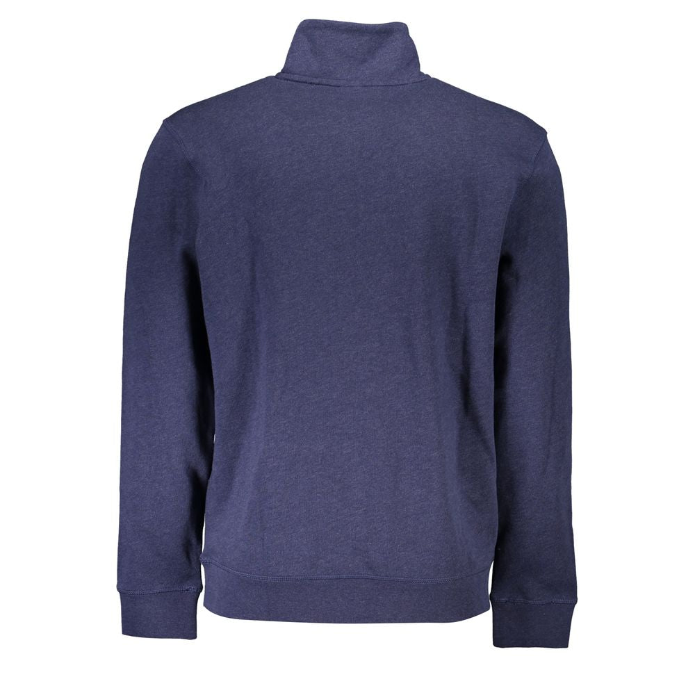 Blue Cotton Men Sweater - GLAMHUB BOUTIQUE 