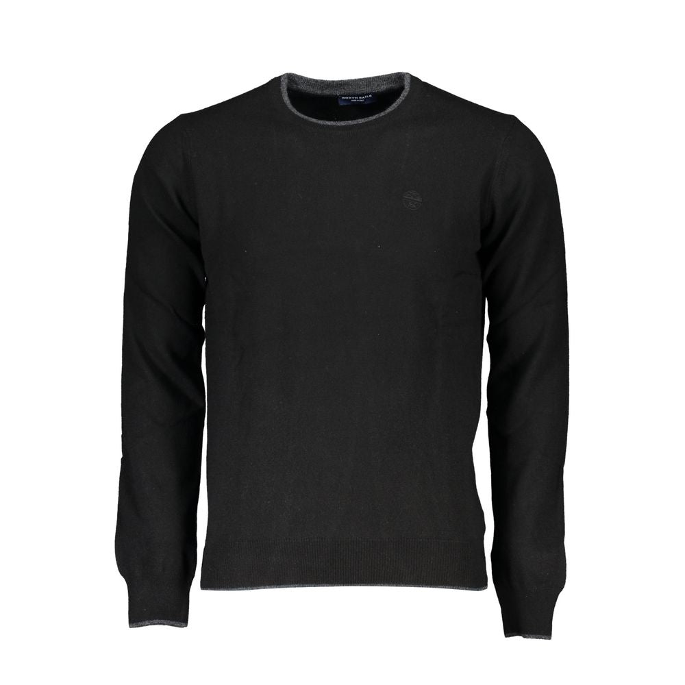 Black Polyamide Men Sweater