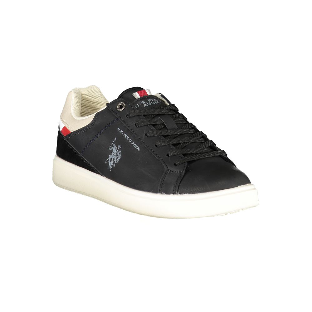 Black Polyethylene Men Sneaker