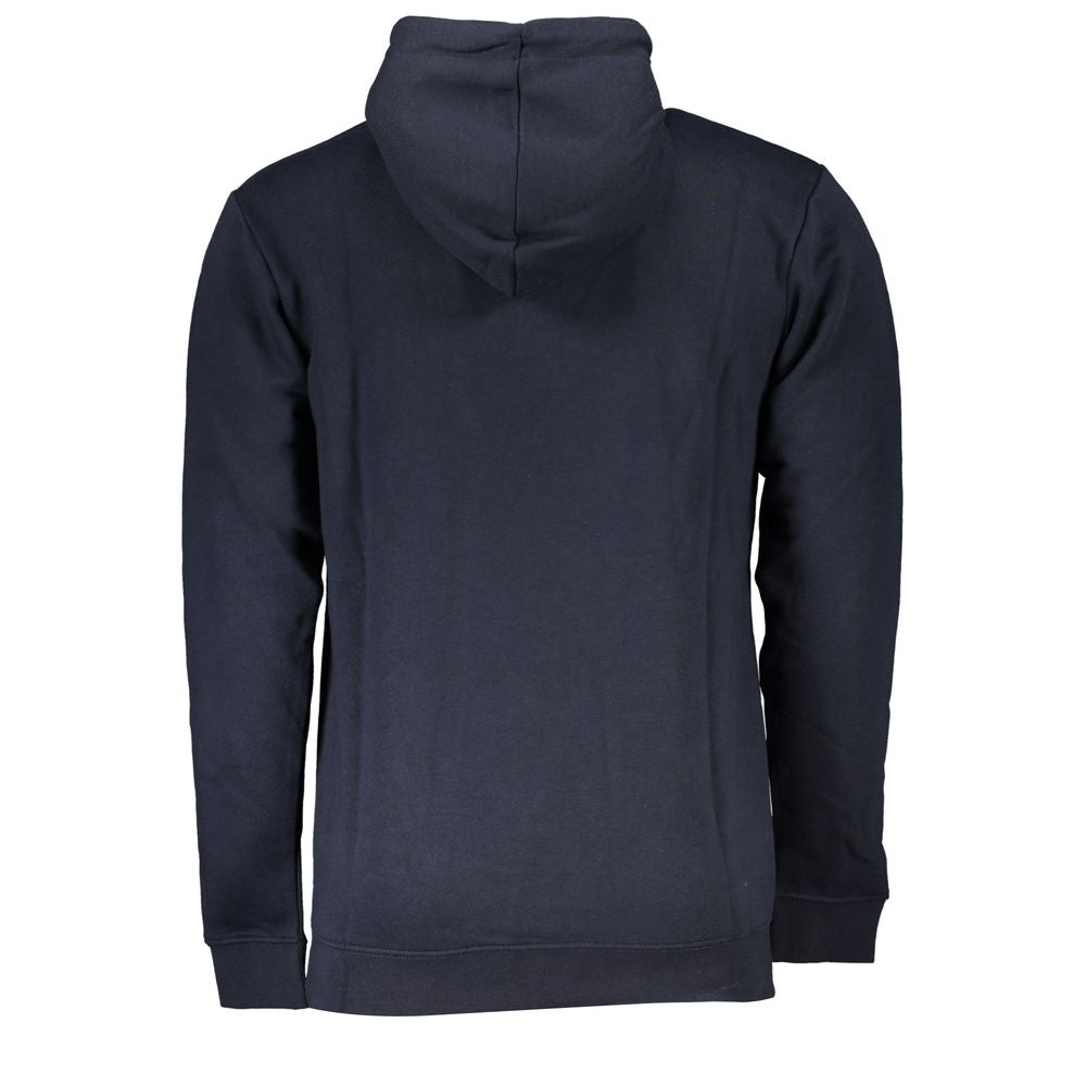 Blue Cotton Men Sweater - GlamHub Luxury and Icon Brand Clothing