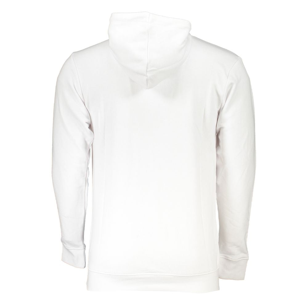 White Cotton Men's Sweater - GlamHub Luxury and Icon Brand Clothing