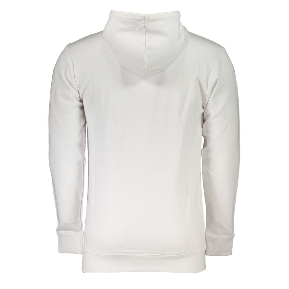 White Cotton Men Sweater - GlamHub Luxury and Icon Brand Clothing