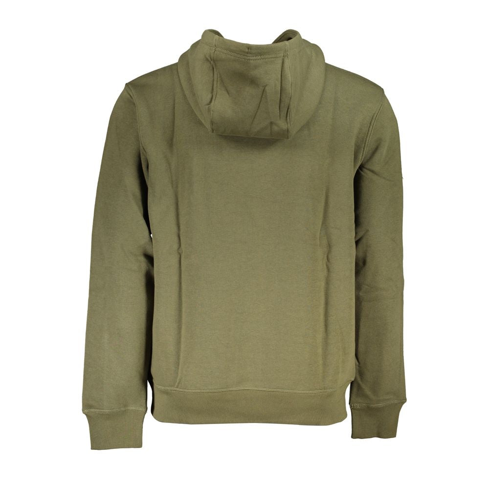 Green Cotton Men Sweater - GLAMHUB BOUTIQUE 