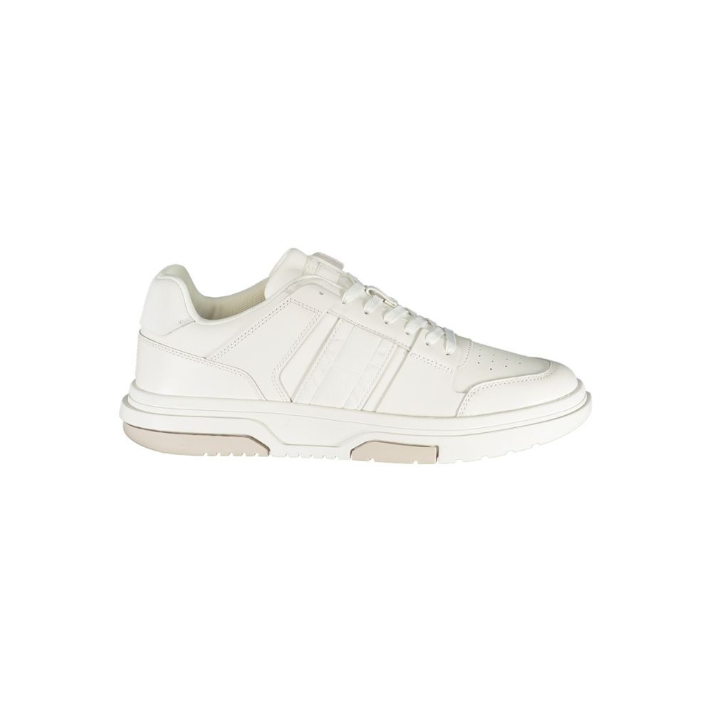 White Polyethylene Men Sneaker - GLAMHUB BOUTIQUE 