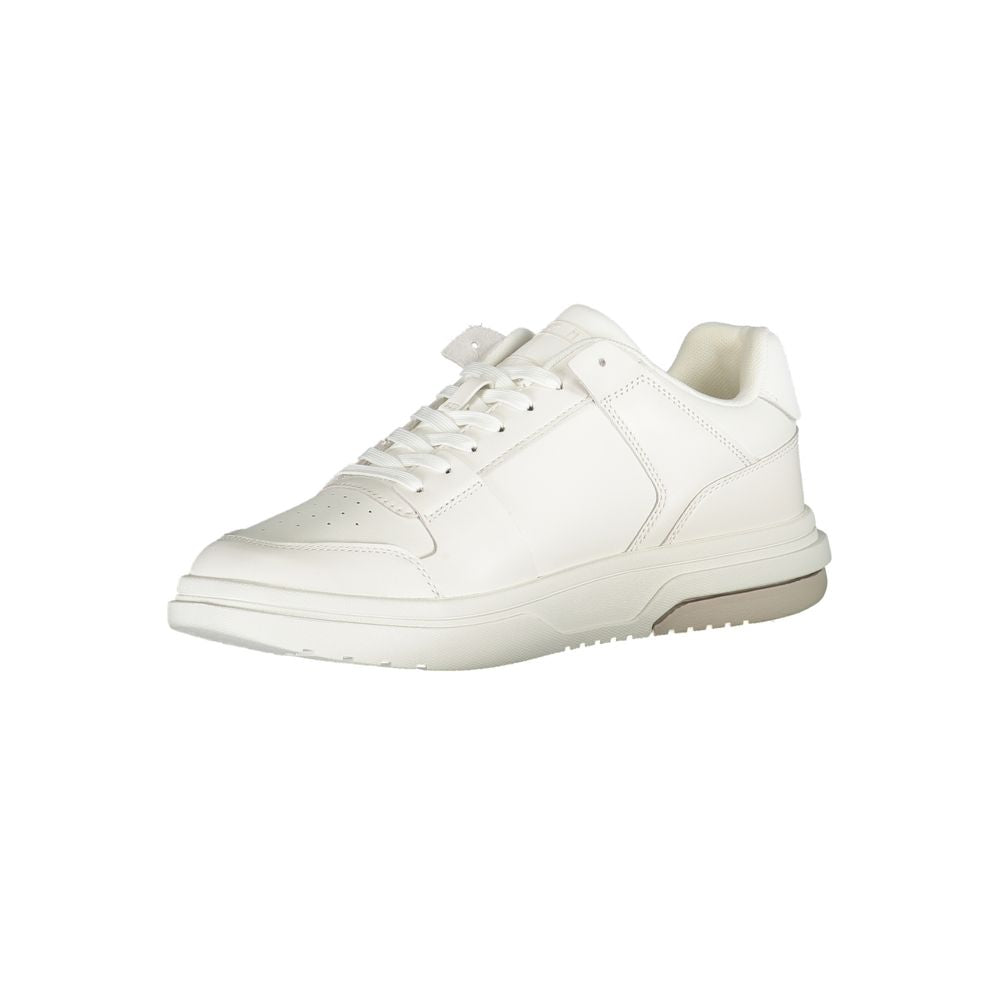 White Polyethylene Men Sneaker - GLAMHUB BOUTIQUE 