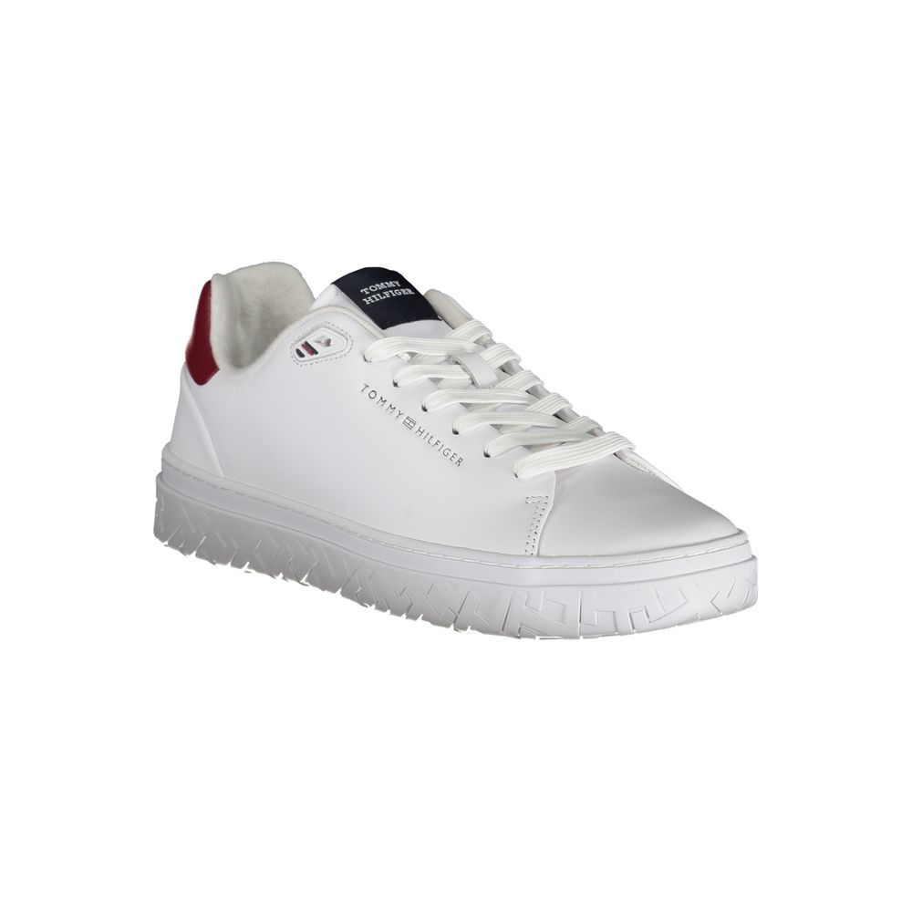 White Leather Men Sneaker - GLAMHUB BOUTIQUE 