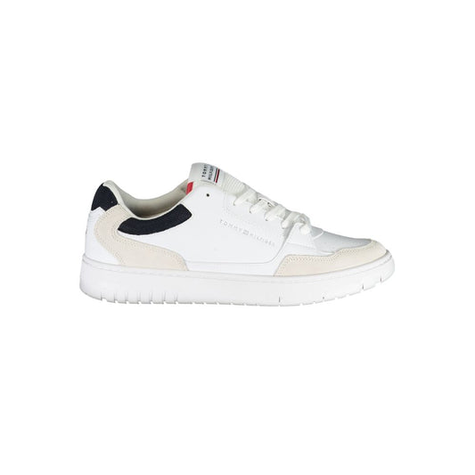 White Polyethylene Men Sneaker - GLAMHUB BOUTIQUE 