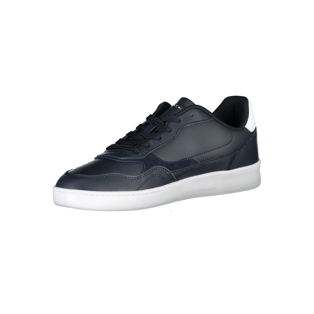 Blue Polyethylene Men Sneaker - GLAMHUB BOUTIQUE 