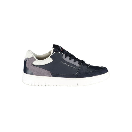 Blue Polyethylene Men Sneaker - GLAMHUB BOUTIQUE 