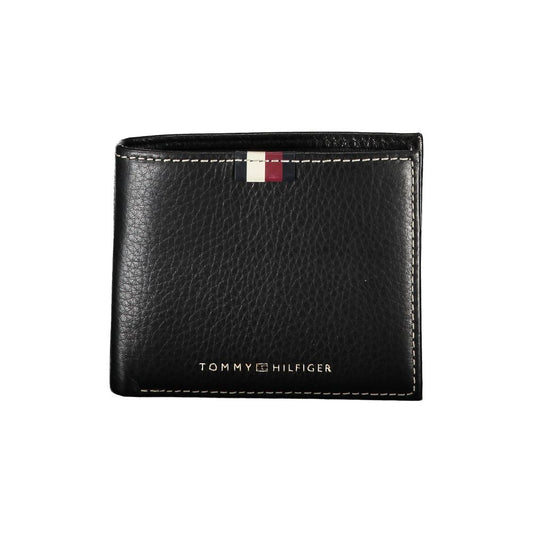 Black Leather Men Wallet - GLAMHUB BOUTIQUE 