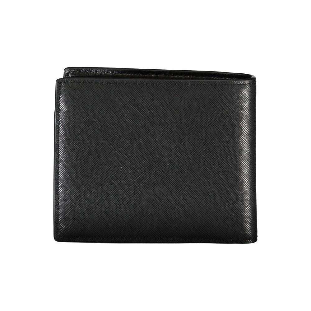 Black Leather Men Wallet - GLAMHUB BOUTIQUE 