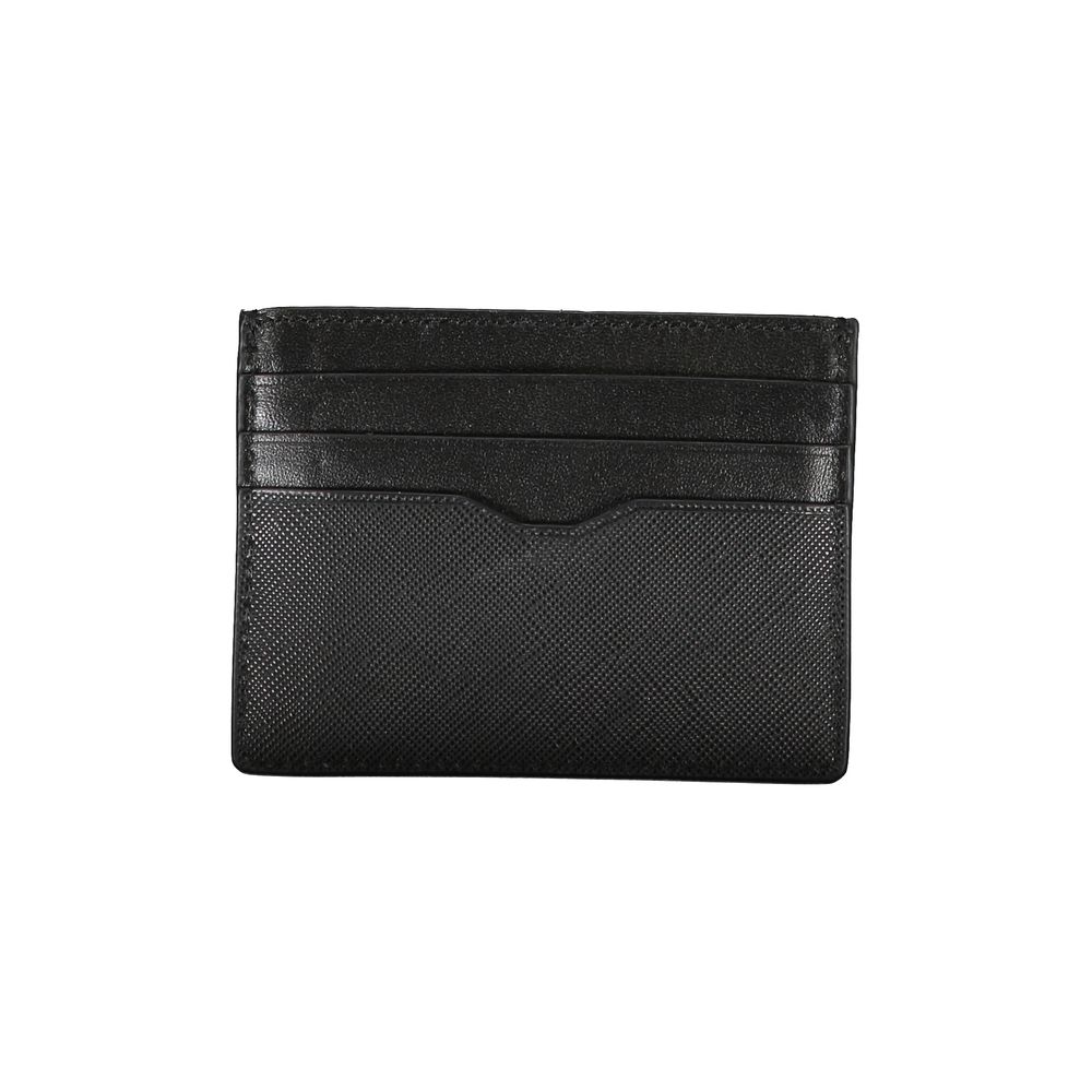 Black Leather Men Wallet - GLAMHUB BOUTIQUE 