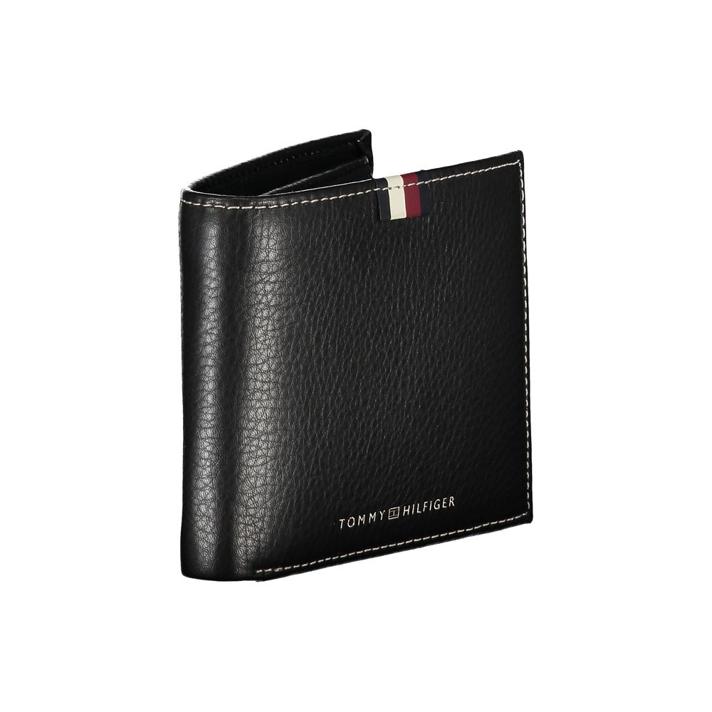 Black Leather Men Wallet - GLAMHUB BOUTIQUE 