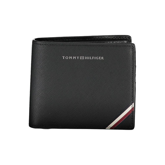 Black Leather Men Wallet - GLAMHUB BOUTIQUE 