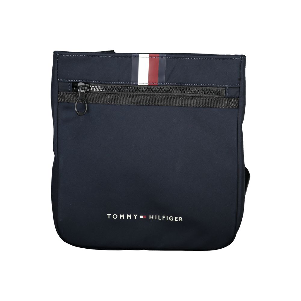 Blue Polyester Men Shoulder Bag - GLAMHUB BOUTIQUE 